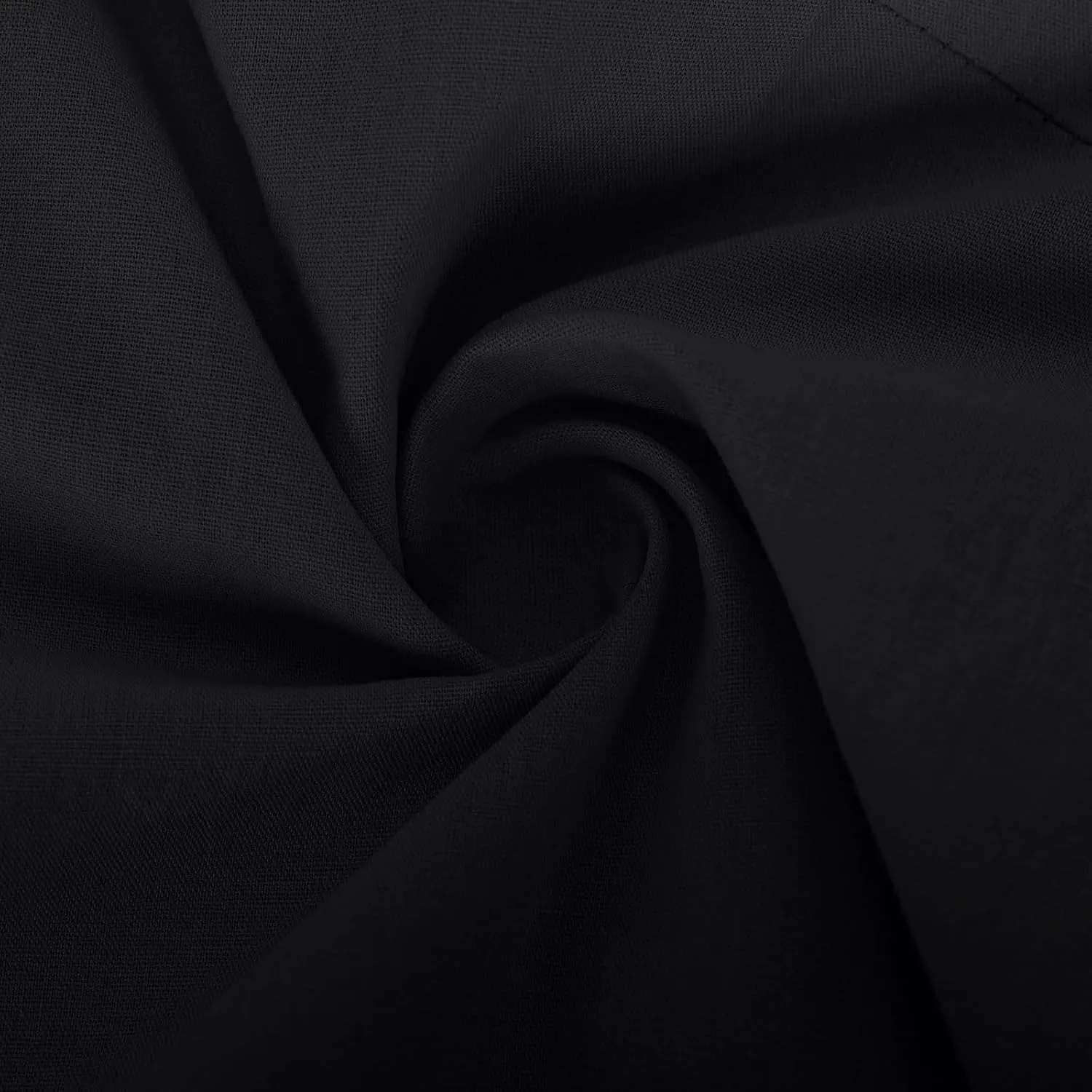 2025 Shift Shirt Dress for Women 3/4 Sleeve Button Collared Pleated Ruffle Hem Midi Dresses Summer Clothes