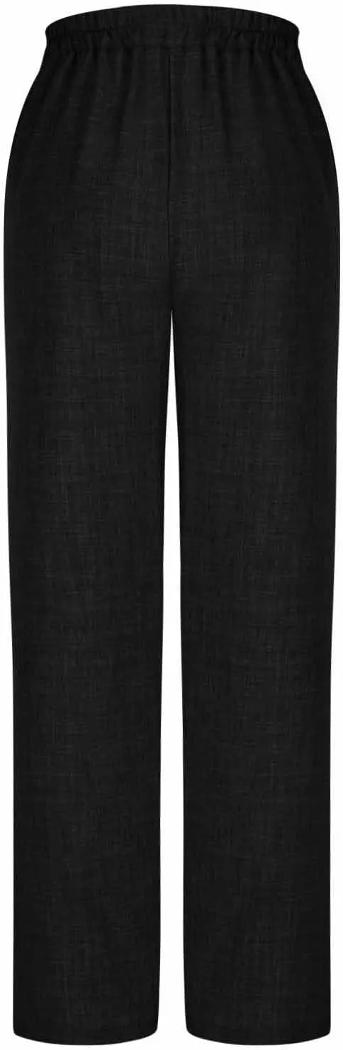 Bidobibo Linen Pants for Women Loose High Waisted Palazzo Pants Belted Wide Leg Trousers with Pockets Summer Beach Trousers