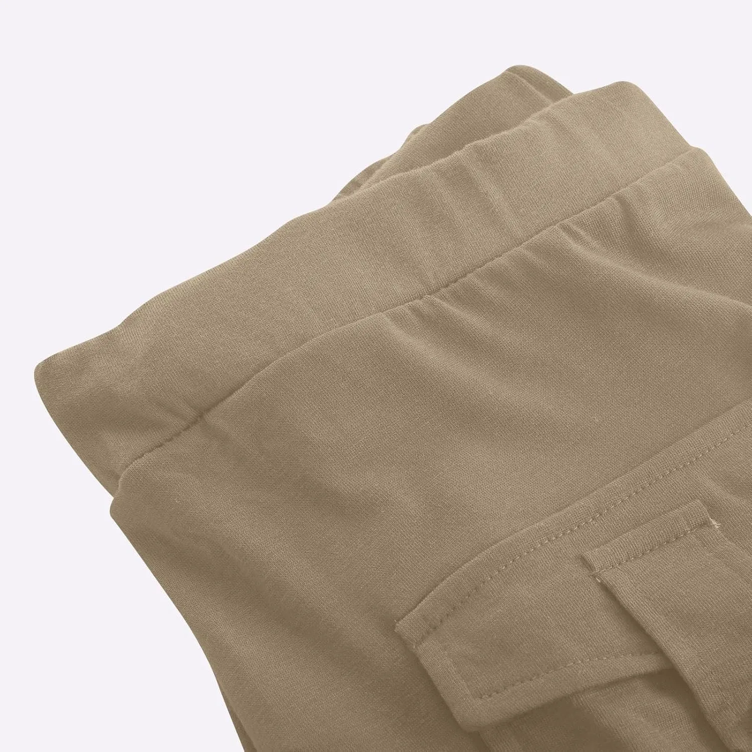 Capri Pants for Women Trendy High Waisted Knee Length Bermuda Shorts Lightweight Quick Dry Summer Cropped Ankle Pant