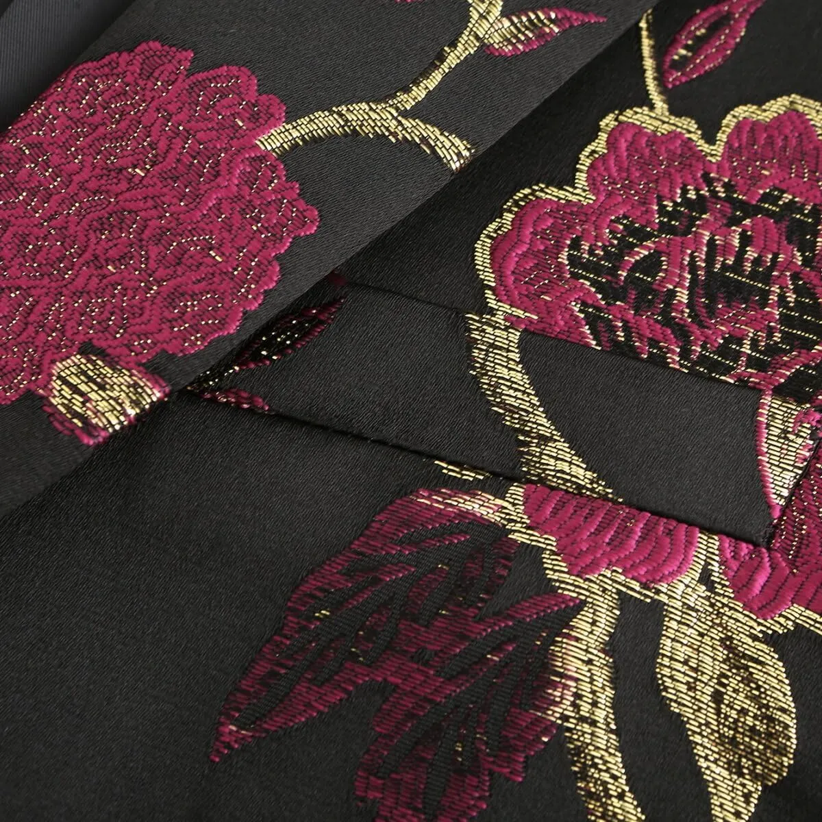 Cloudstyle Mens 2 Piece Floral Dress Suit One Button Dinner Tuxedo Jacket & Pants