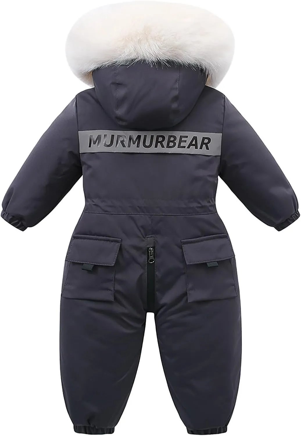 Cute Infant Outfits Solid Color Thin Baby Jumpsuit Open Crotch Children's Ski Wear Out Wear Boys Girls Snowsuit