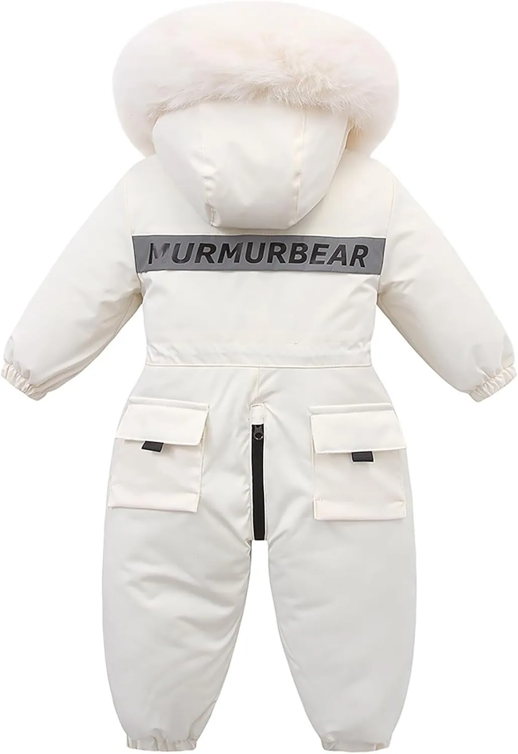 Cute Infant Outfits Solid Color Thin Baby Jumpsuit Open Crotch Children's Ski Wear Out Wear Boys Girls Snowsuit