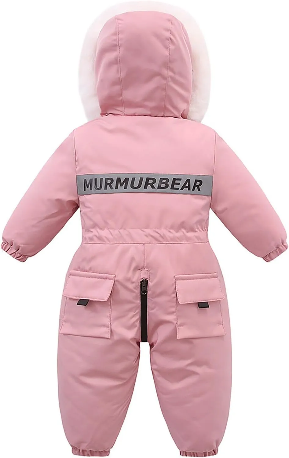Cute Infant Outfits Solid Color Thin Baby Jumpsuit Open Crotch Children's Ski Wear Out Wear Boys Girls Snowsuit