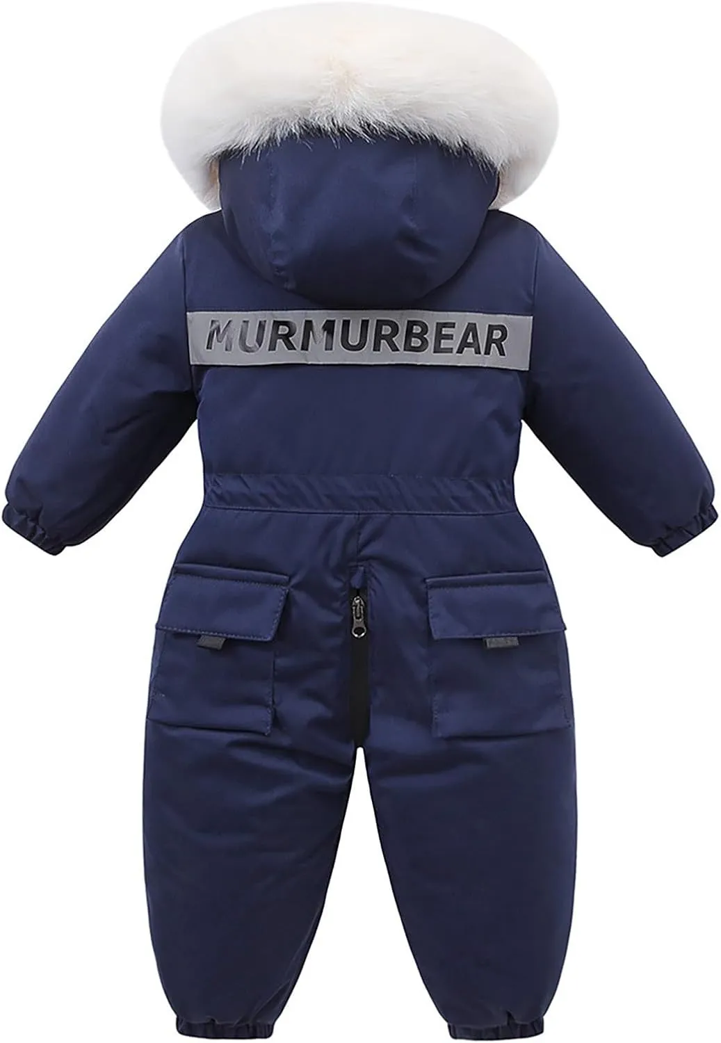 Cute Infant Outfits Solid Color Thin Baby Jumpsuit Open Crotch Children's Ski Wear Out Wear Boys Girls Snowsuit