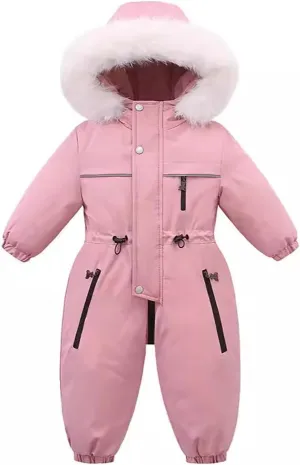 Cute Infant Outfits Solid Color Thin Baby Jumpsuit Open Crotch Children's Ski Wear Out Wear Boys Girls Snowsuit