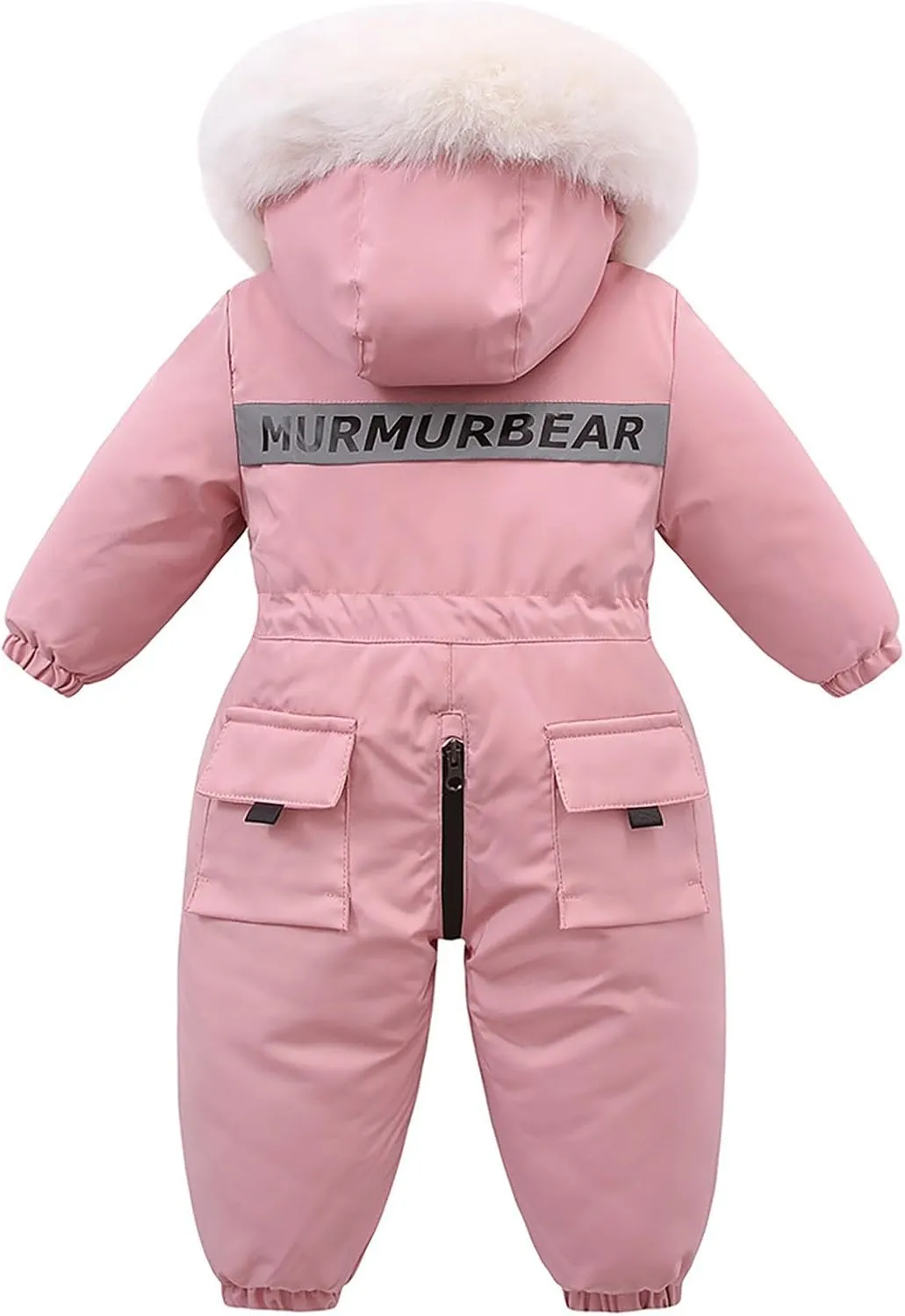 Cute Infant Outfits Solid Color Thin Baby Jumpsuit Open Crotch Children's Ski Wear Out Wear Boys Girls Snowsuit