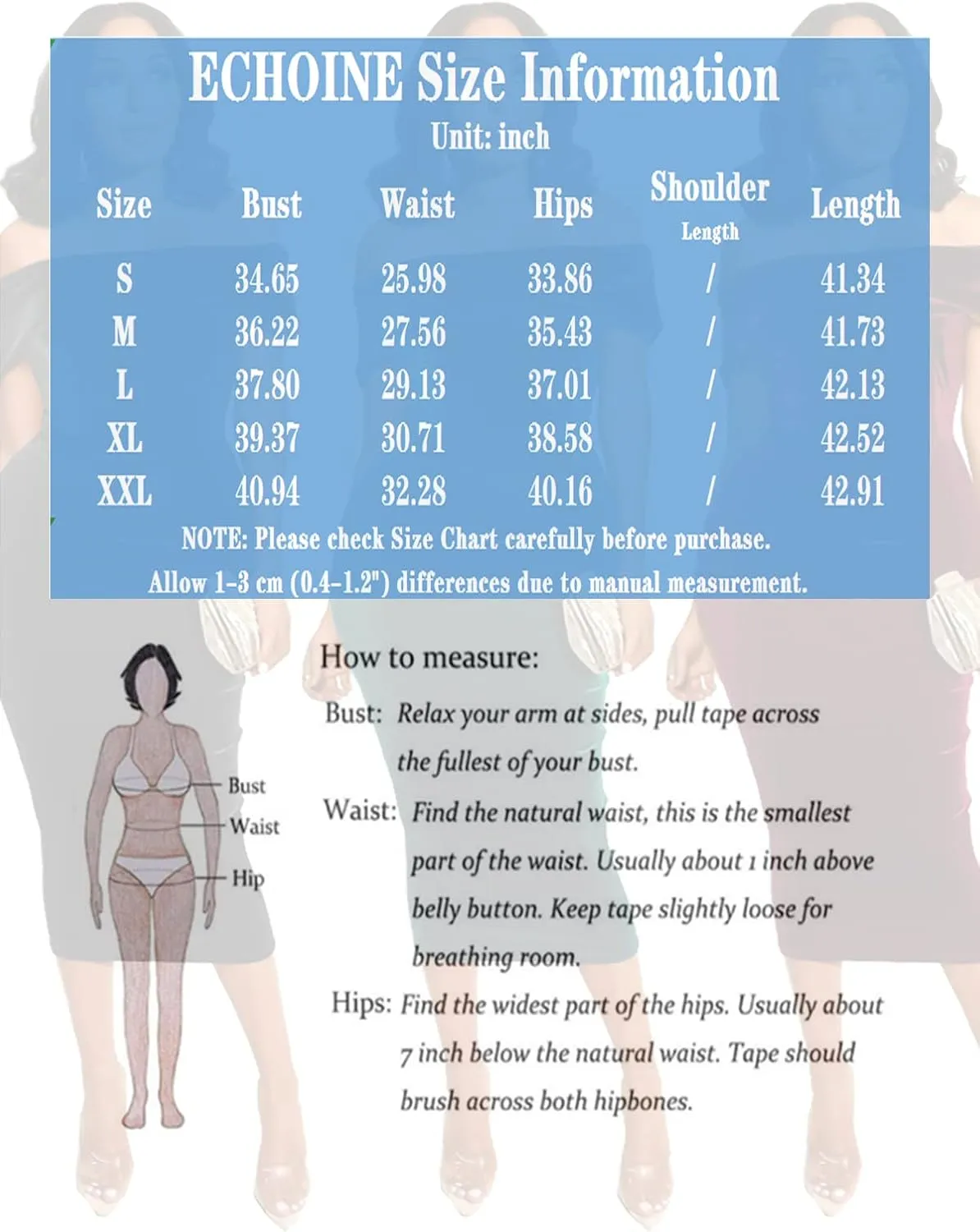 ECHOINE Womens Velvet Long Sleeve Midi Dress Sexy Off Shoulder Bodycon Wrap Cocktail Party Dresses