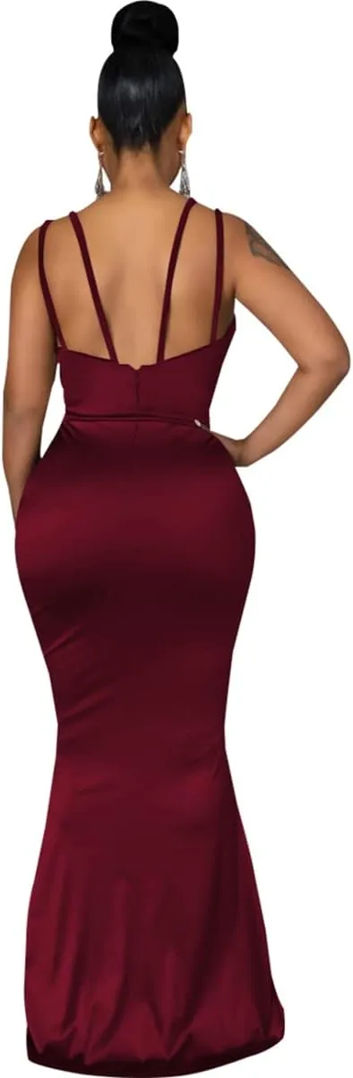 FairyLove Womens Sexy Bridesmaid Formal Evening Gown Dresses Wedding Guest Dress