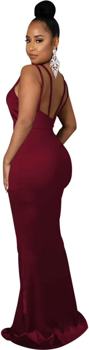 FairyLove Womens Sexy Bridesmaid Formal Evening Gown Dresses Wedding Guest Dress