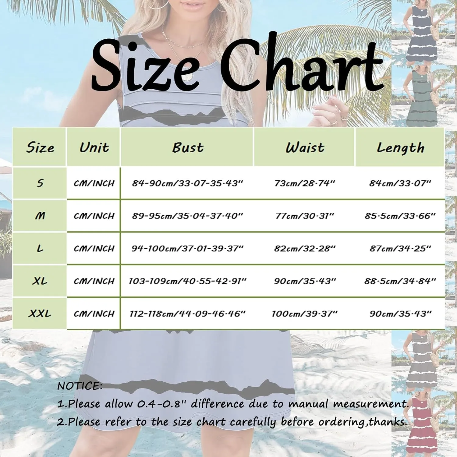 Flowy Summer Dresses for Women Womens with Pockets Summer Casual Tank Dress Sleeveless Midi Beach Dress Linen