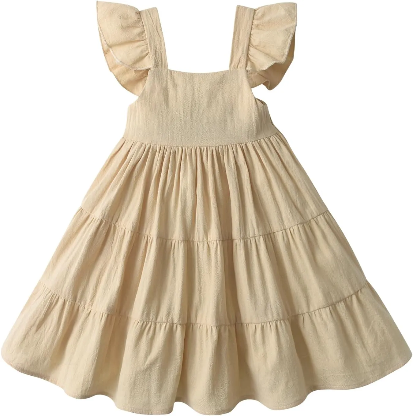 KuKitty Summer Toddler Baby Girls Floral Dress Chiffon Princess Tutu Dresses Suspender Sundress