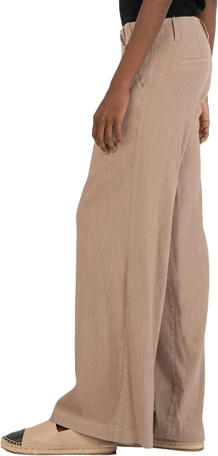 KUT from the Kloth Meg Linen Wide Leg Pants