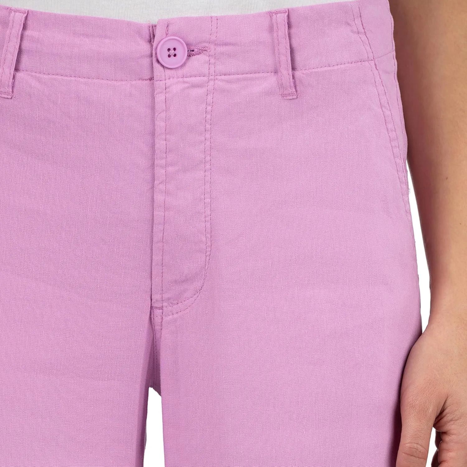 KUT from the Kloth Women's Meg-Linen Wide Leg Pants