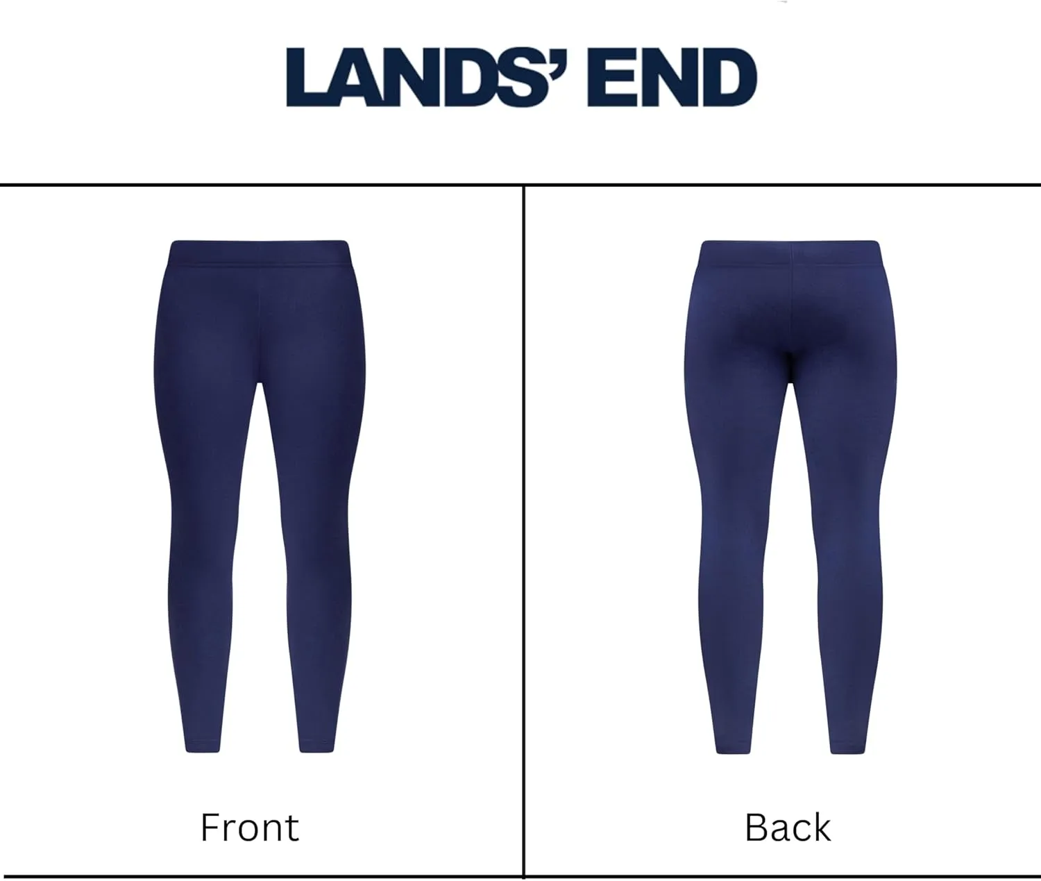 Lands' End Girls Tough Cotton Novelty Leggings
