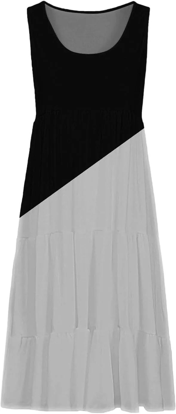 Linen Dresses for Women 2025 Summer Dresses for Women Plus Size Beach Dress Casual Sundresses Sexy Sleeveless Dress
