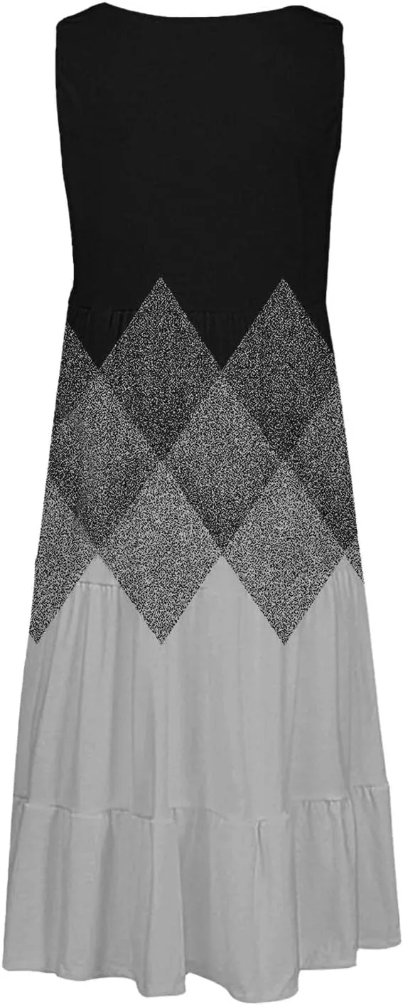 Linen Dresses for Women 2025 Summer Dresses for Women Plus Size Beach Dress Casual Sundresses Sexy Sleeveless Dress
