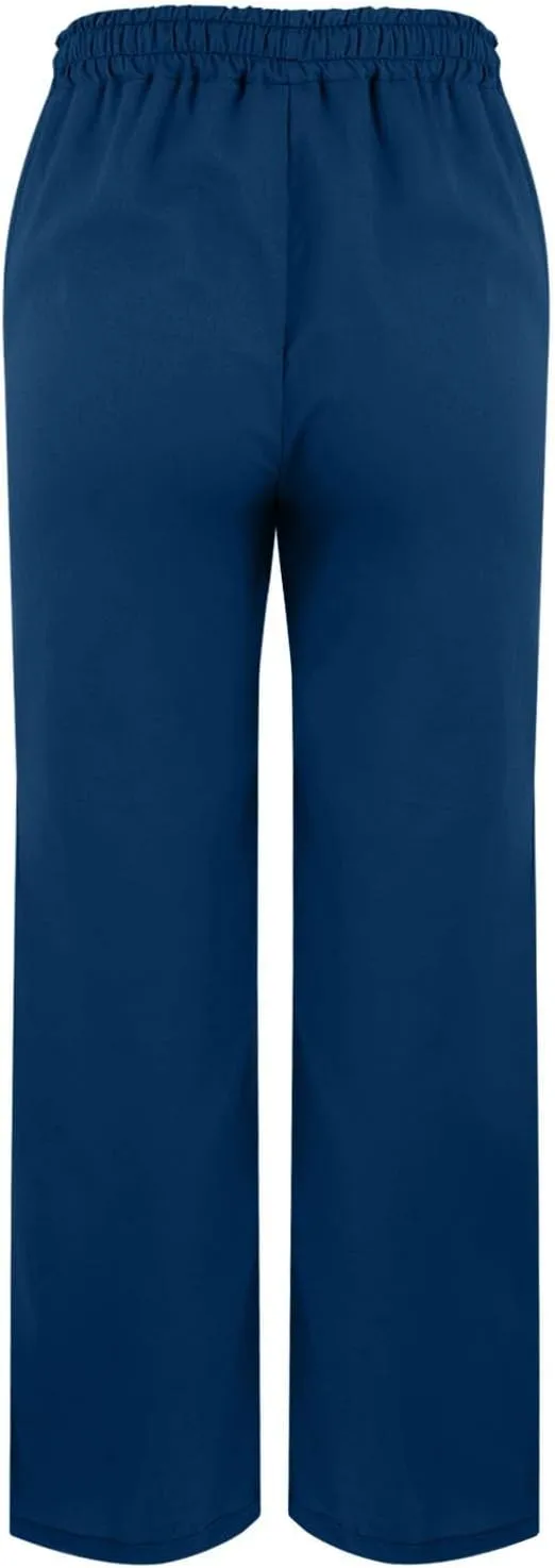Linen Pants for Women 2025 Summer High Waist Elastic Drawstring Straight Leg Lounge Casual Lightweight Beach Trousers
