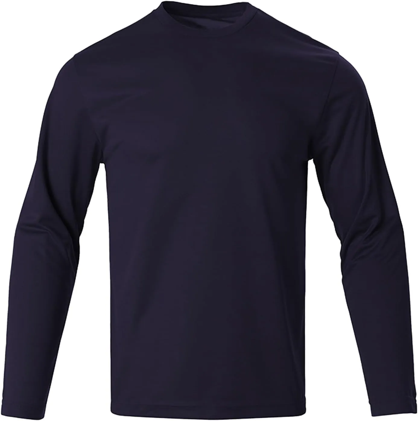 Men's Athletic Running T-Shirt Long Sleeve Quick Dry Gym Workout Tee Tops Outdoor Crewneck Active Performance Shirts