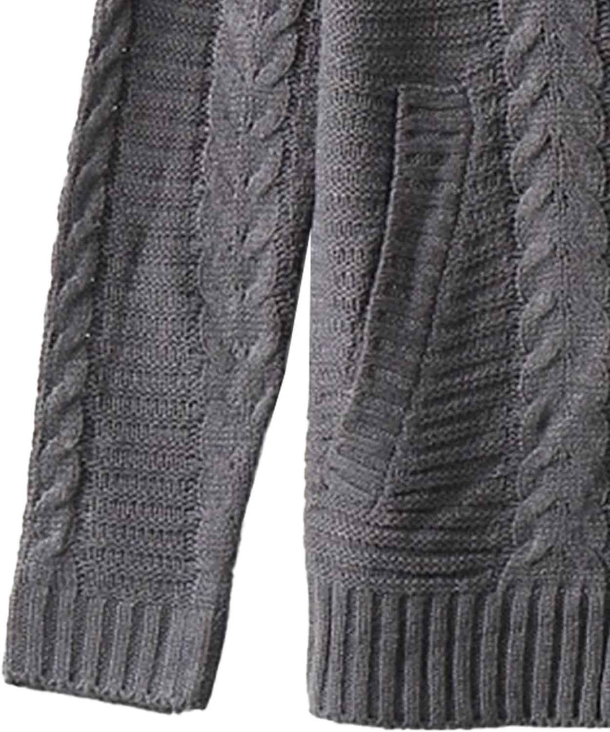 Men's Button Knitted Sweater Jacket Slim Fit Button Down Knits Jackets Casual Stand Collar Knit Cardigan