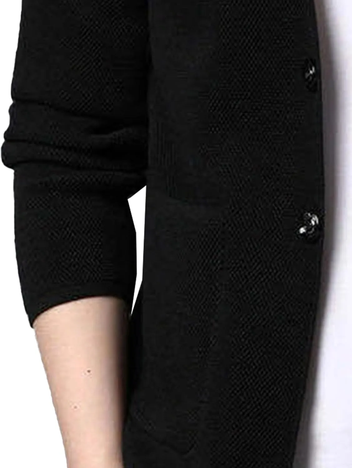 Men's Casual Knitted Cardigan Classic Button Down Male Knits Jacket Slim Fit Pockets Knit Sweater Coat