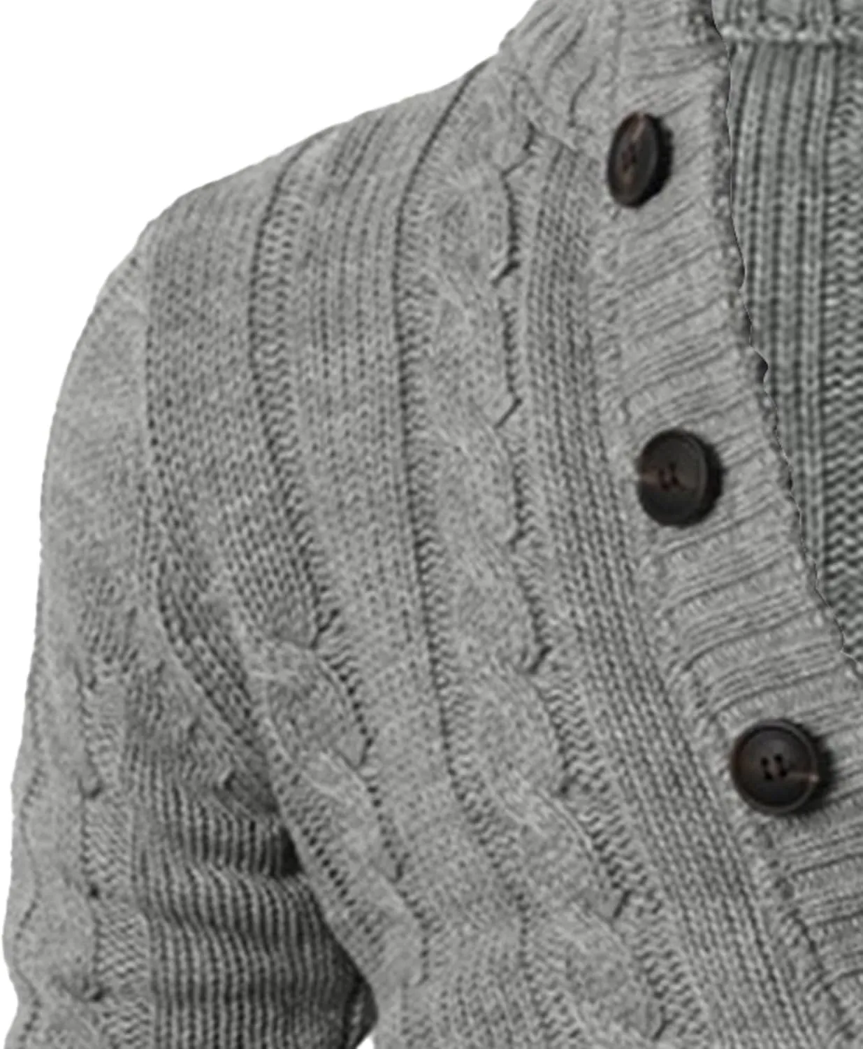 Men's Lightweight Knitted Sweater Jacket Casual Shawl Collar Men Knit Jackets Button Down Knits Cardigans Coat