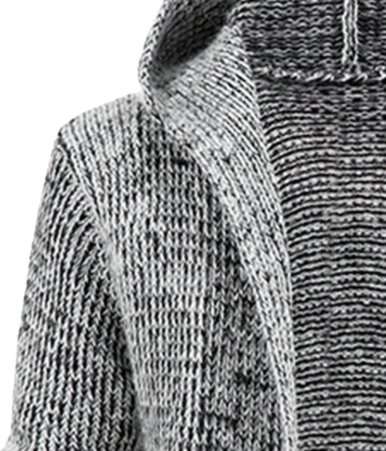 Men's Medium Length Knitted Sweater Jacket Fit Button Down Knits Jackets Hooded Men Knit Cardigan Sweaters Coat
