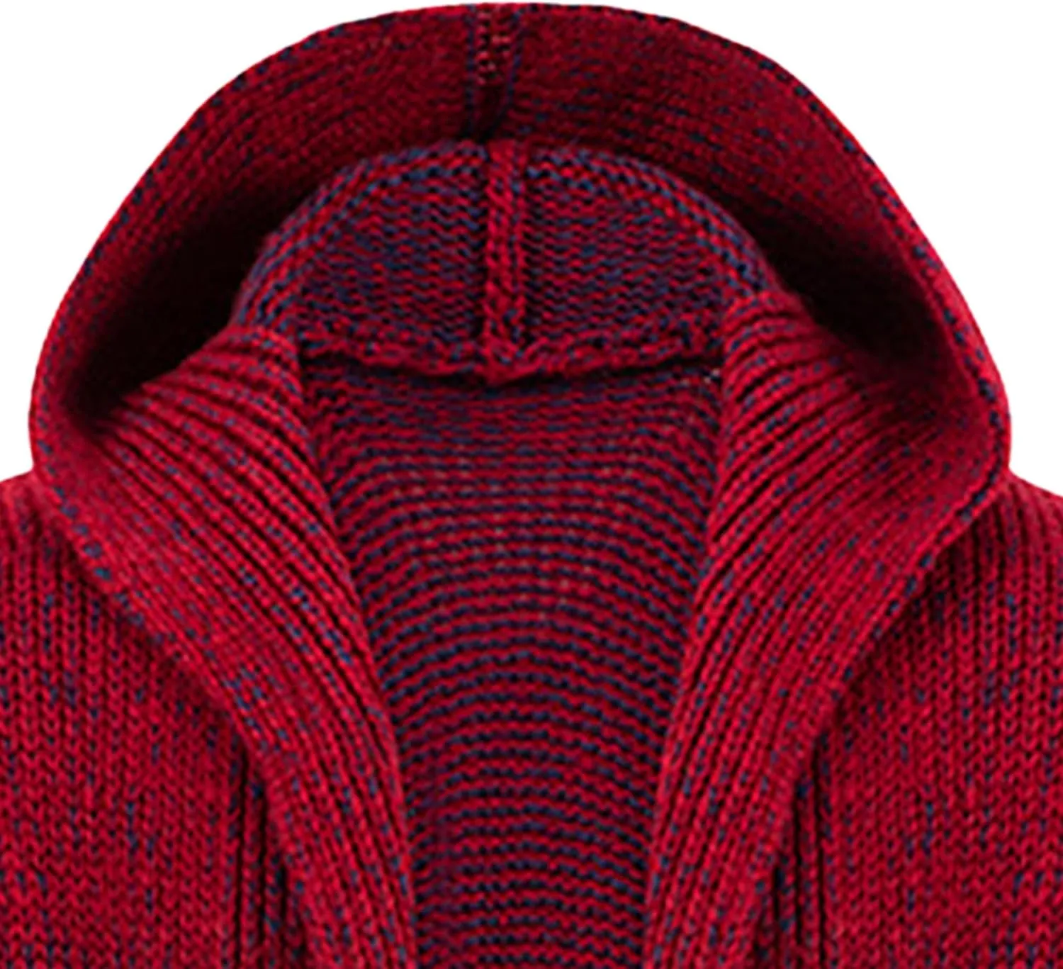 Men's Medium Length Knitted Sweater Jacket Fit Button Down Knits Jackets Hooded Men Knit Cardigan Sweaters Coat