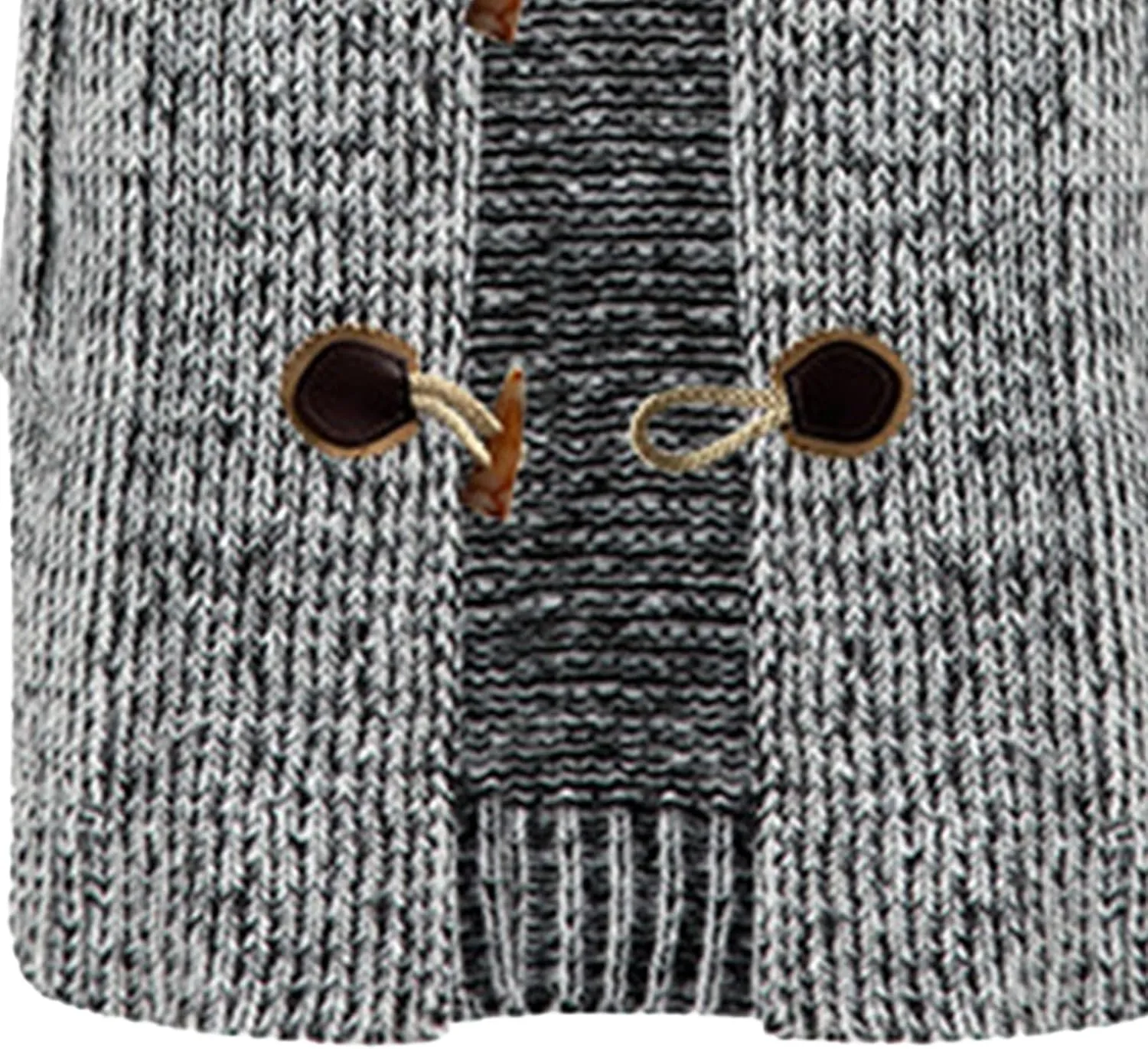 Men's Medium Length Knitted Sweater Jacket Fit Button Down Knits Jackets Hooded Men Knit Cardigan Sweaters Coat
