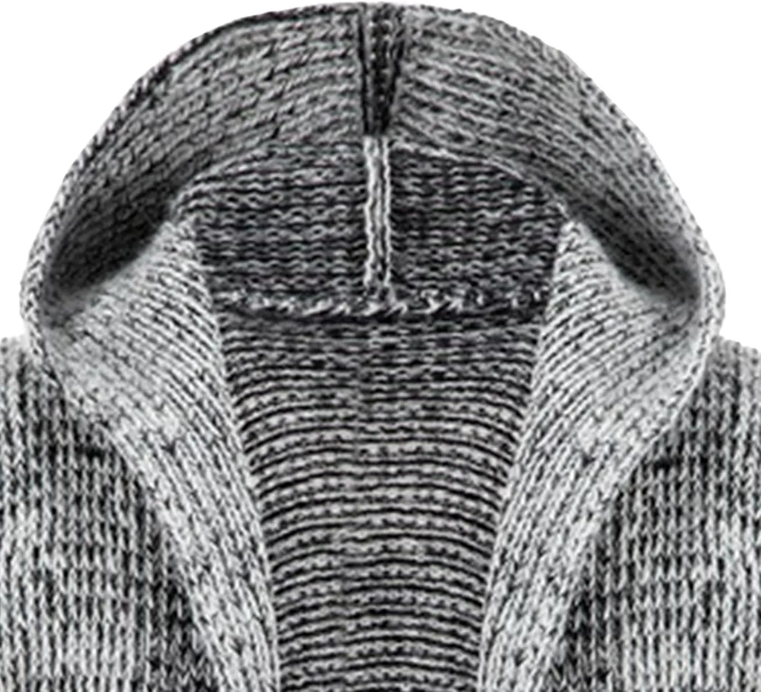 Men's Medium Length Knitted Sweater Jacket Fit Button Down Knits Jackets Hooded Men Knit Cardigan Sweaters Coat