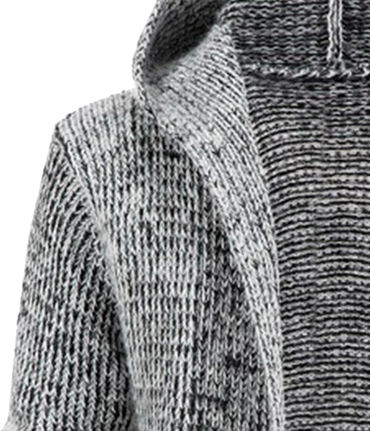 Men's Medium Length Knitted Sweater Jacket Fit Button Down Knits Jackets Hooded Men Knit Cardigan Sweaters Coat