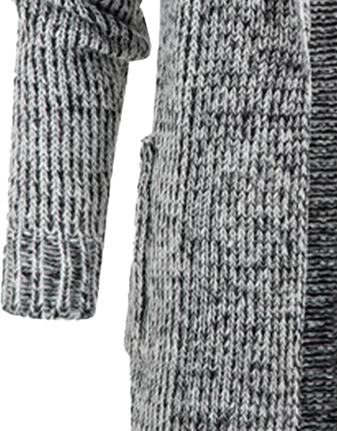 Men's Medium Length Knitted Sweater Jacket Fit Button Down Knits Jackets Hooded Men Knit Cardigan Sweaters Coat