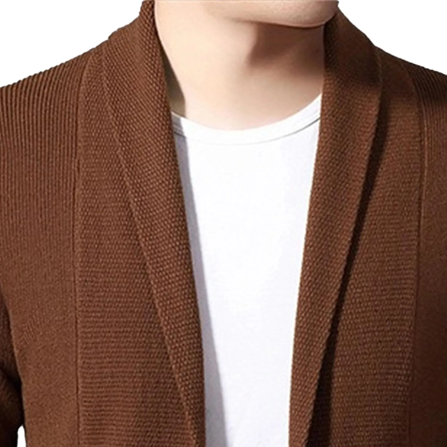 Men's Simper Knitted Sweater Jacket Casual Soft Male Knits Sweaters Coat Vintage Button Down Knit Cardigan