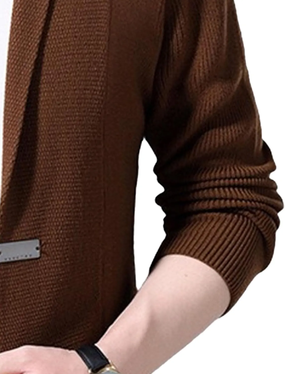 Men's Simper Knitted Sweater Jacket Casual Soft Male Knits Sweaters Coat Vintage Button Down Knit Cardigan