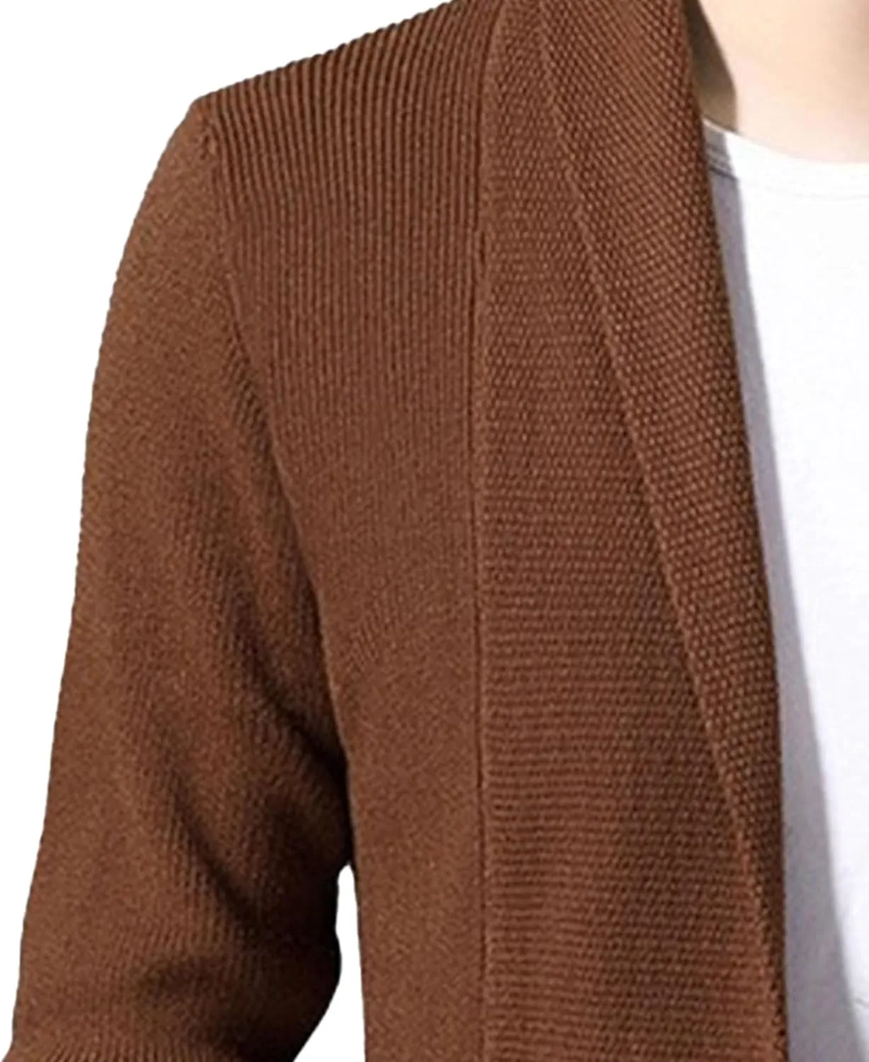 Men's Simper Knitted Sweater Jacket Casual Soft Male Knits Sweaters Coat Vintage Button Down Knit Cardigan