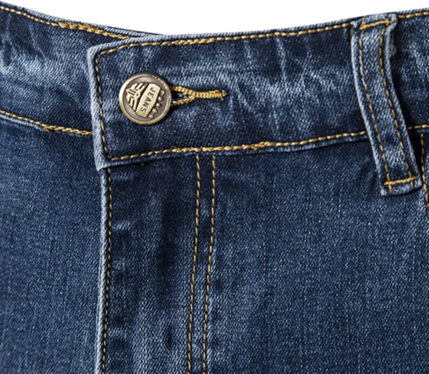 Men's Skinny Slim Fit Stretch Straight Leg Fashion Jeans Pants Relaxed Fit Distressed Destroyed Denim Pants