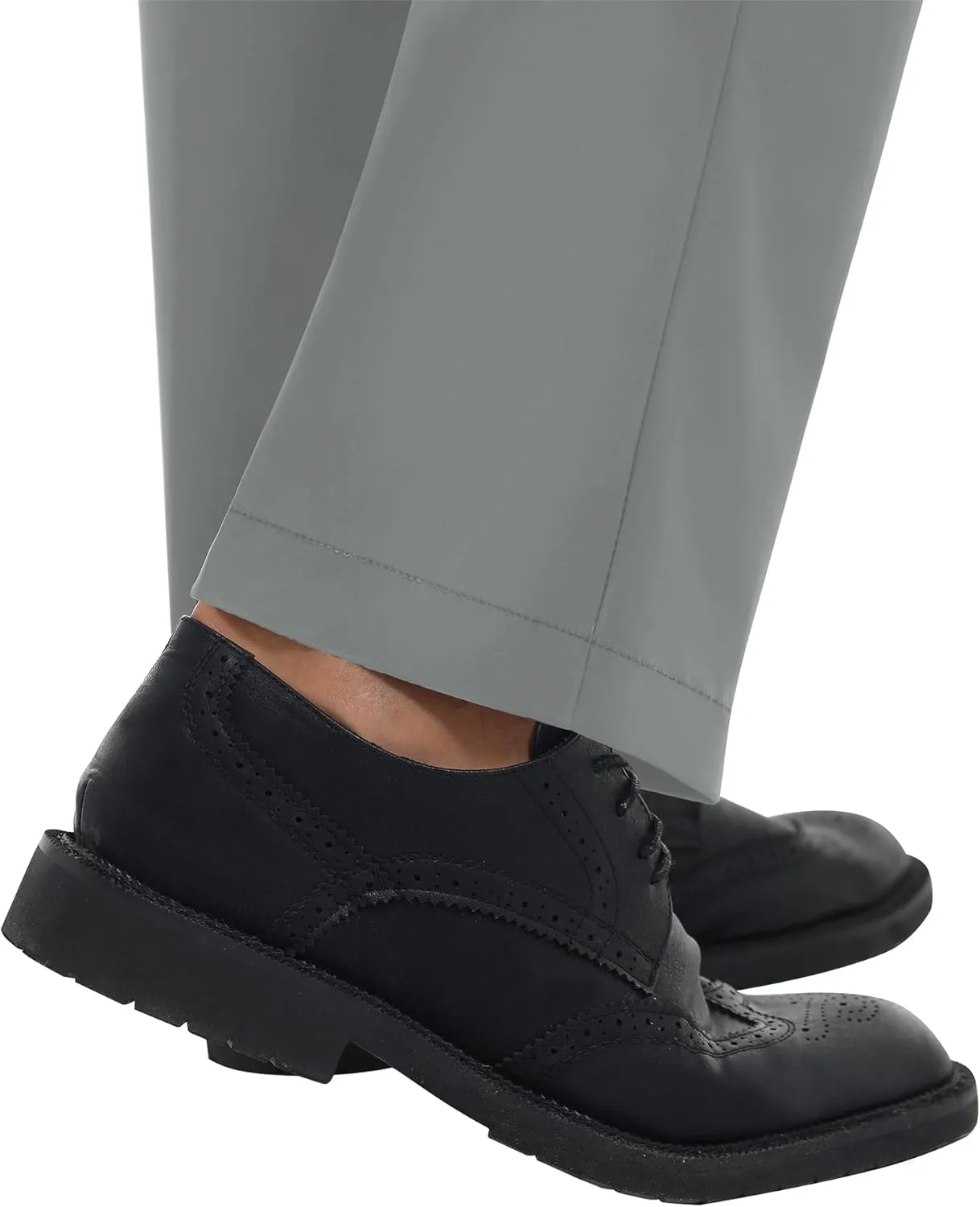 Mens Stretch Dress Pants Slim Fit Dress Pants for Men Expandable Waist Dress Pants Casual Athletic Golf Pants