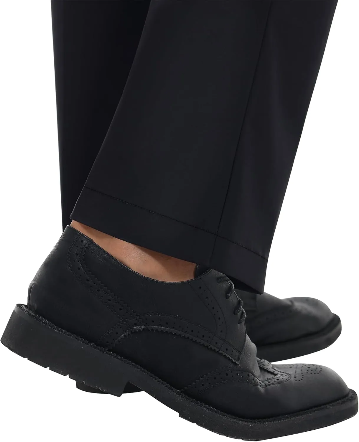Mens Stretch Dress Pants Slim Fit Dress Pants for Men Expandable Waist Dress Pants Casual Athletic Golf Pants