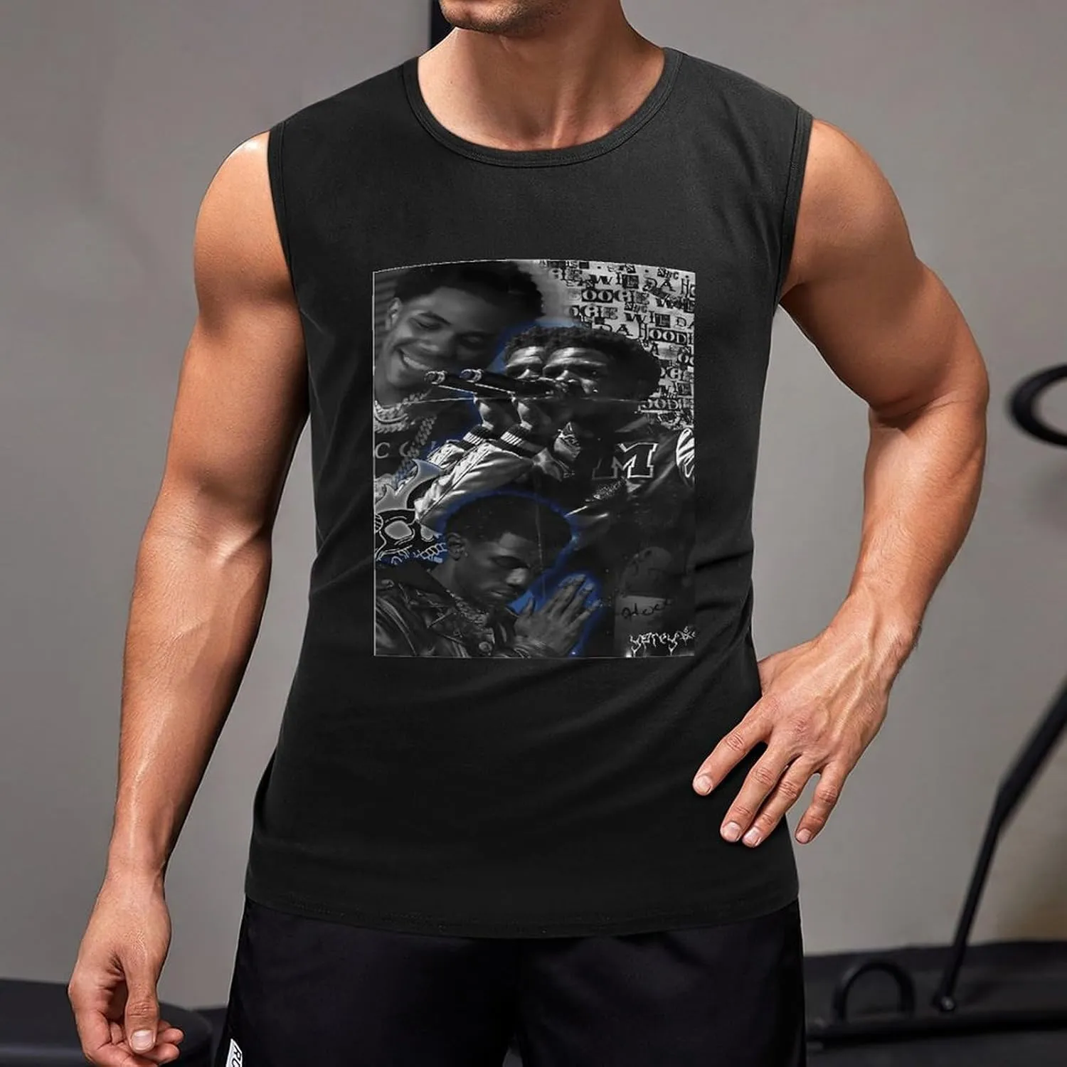 Men's Stretchy Tank Top Stylish Athletic Tank Relaxed Tank
