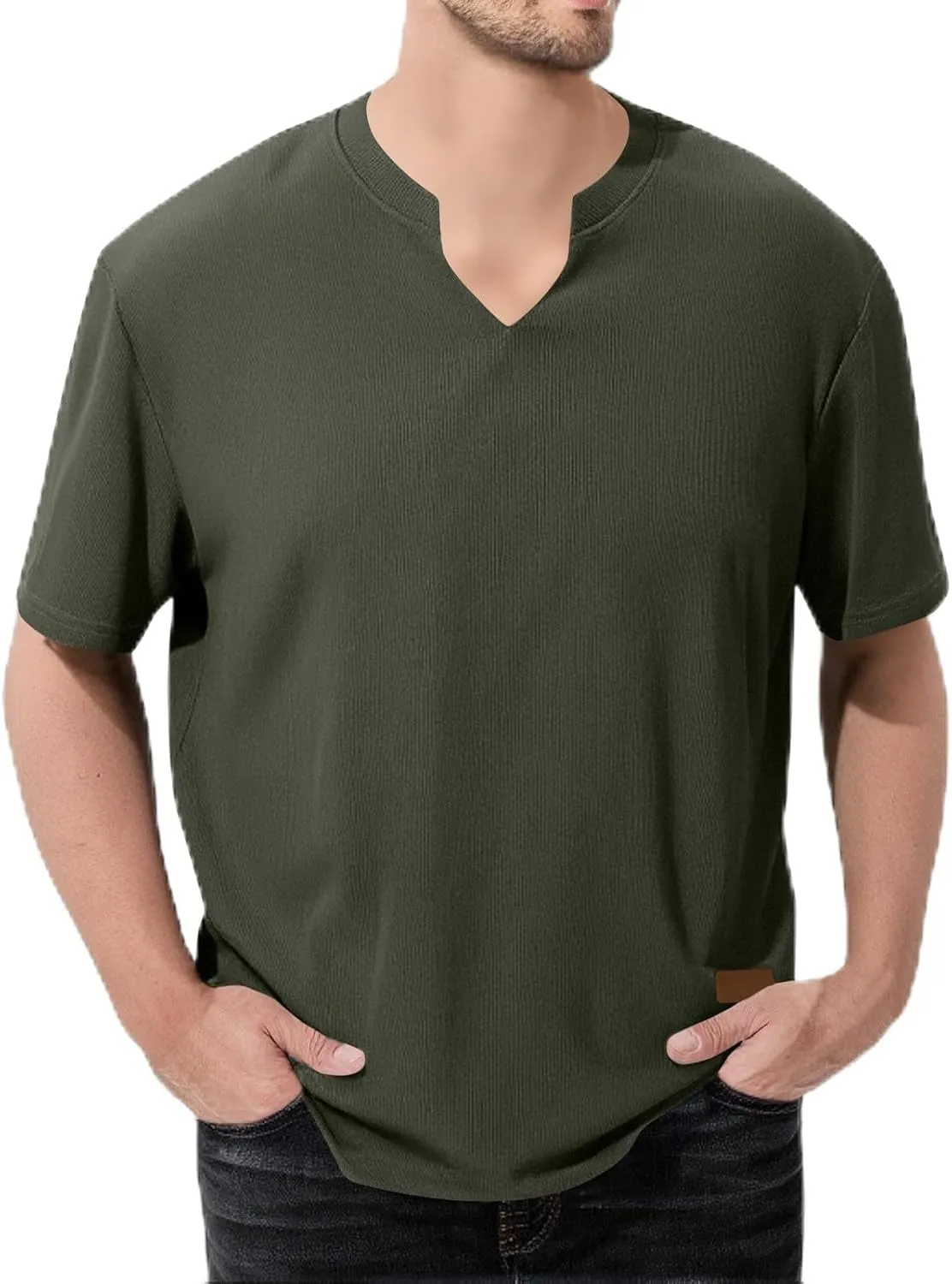 Mens Summer T-Shirts Short Sleeve Casual Crew Neck Soft Breathable Tees for Gym Daily Wear Travel 2025 Summer Basic Tees