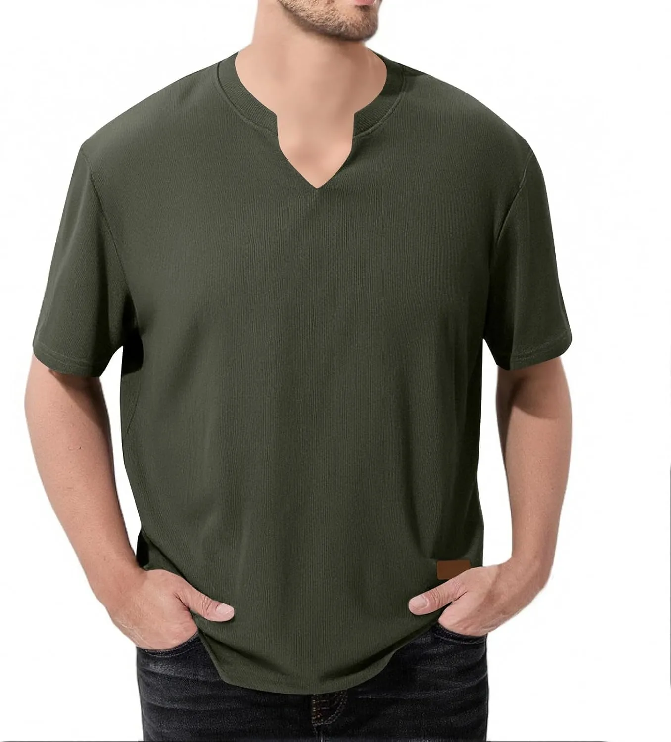 Mens Summer T-Shirts Short Sleeve Casual Crew Neck Soft Breathable Tees for Gym Daily Wear Travel 2025 Summer Basic Tees