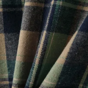 Mens Thickened Brushed Shirt Fashion Plaid Printed Button Down Blouse Top Lapel Long Sleeve Loose Cardigan Jacket