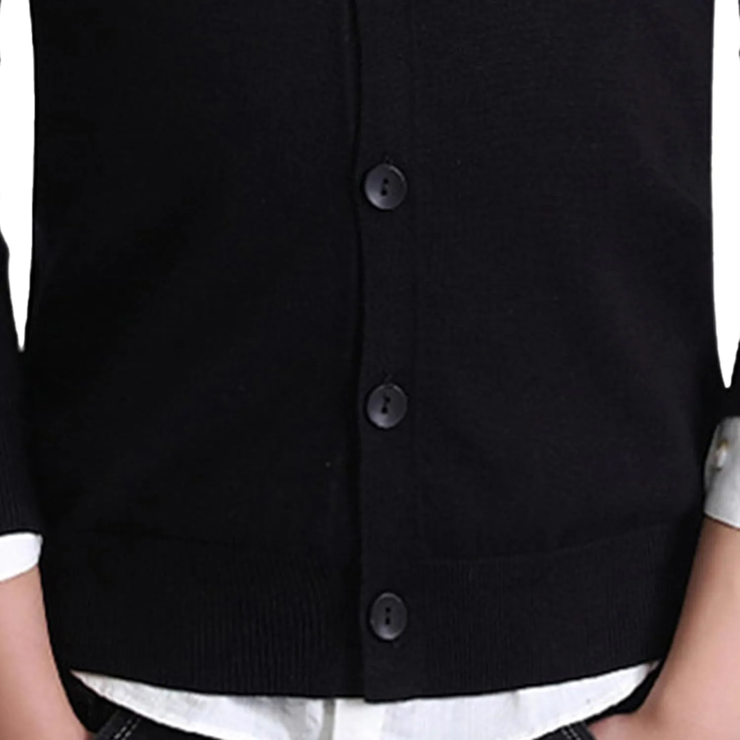 Men's V-Neck Knitted Cotton Jacket Casual Button Down Men Knit Sweaters Coat Lightweight Knits Cardigan Jackets