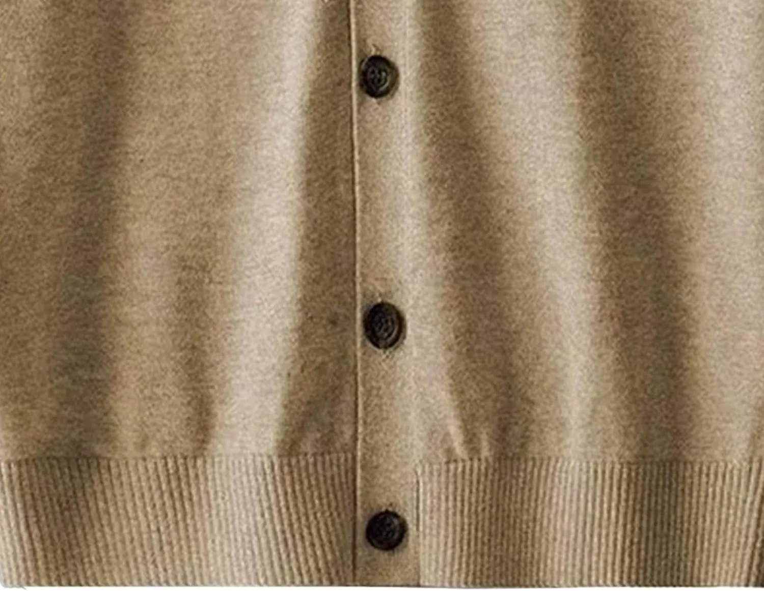 Men's V-Neck Knitted Jacket Lightweight Knit Button Down Male Sweaters Slim Long Sleeve Knits Cardigans
