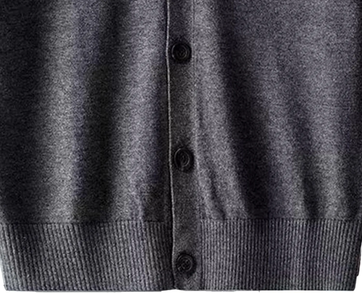 Men's V-Neck Knitted Jacket Lightweight Knit Button Down Male Sweaters Slim Long Sleeve Knits Cardigans