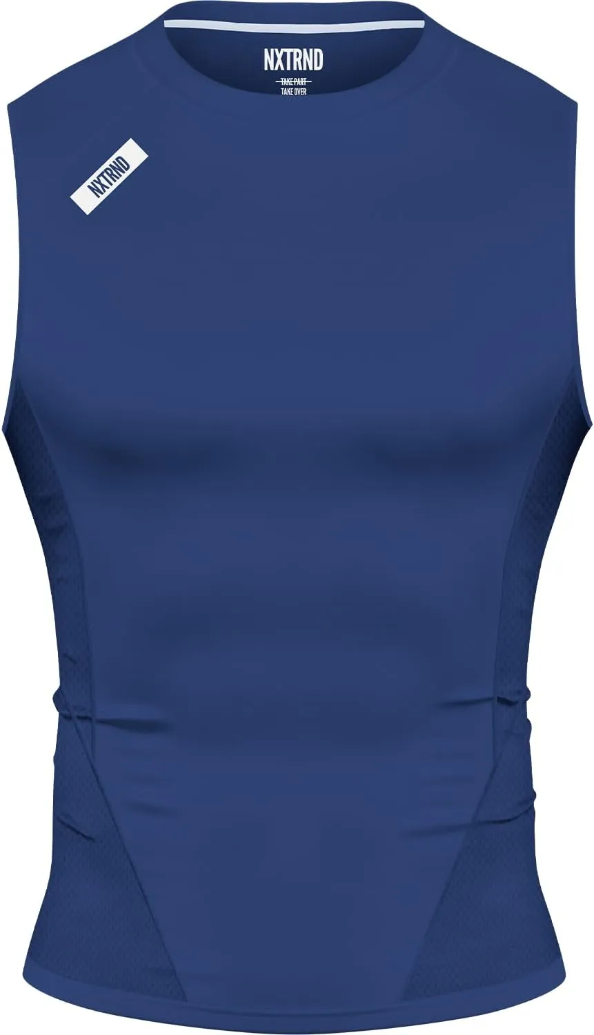 Nxtrnd Men's Compression Tank Top, Sleeveless Compression Shirt