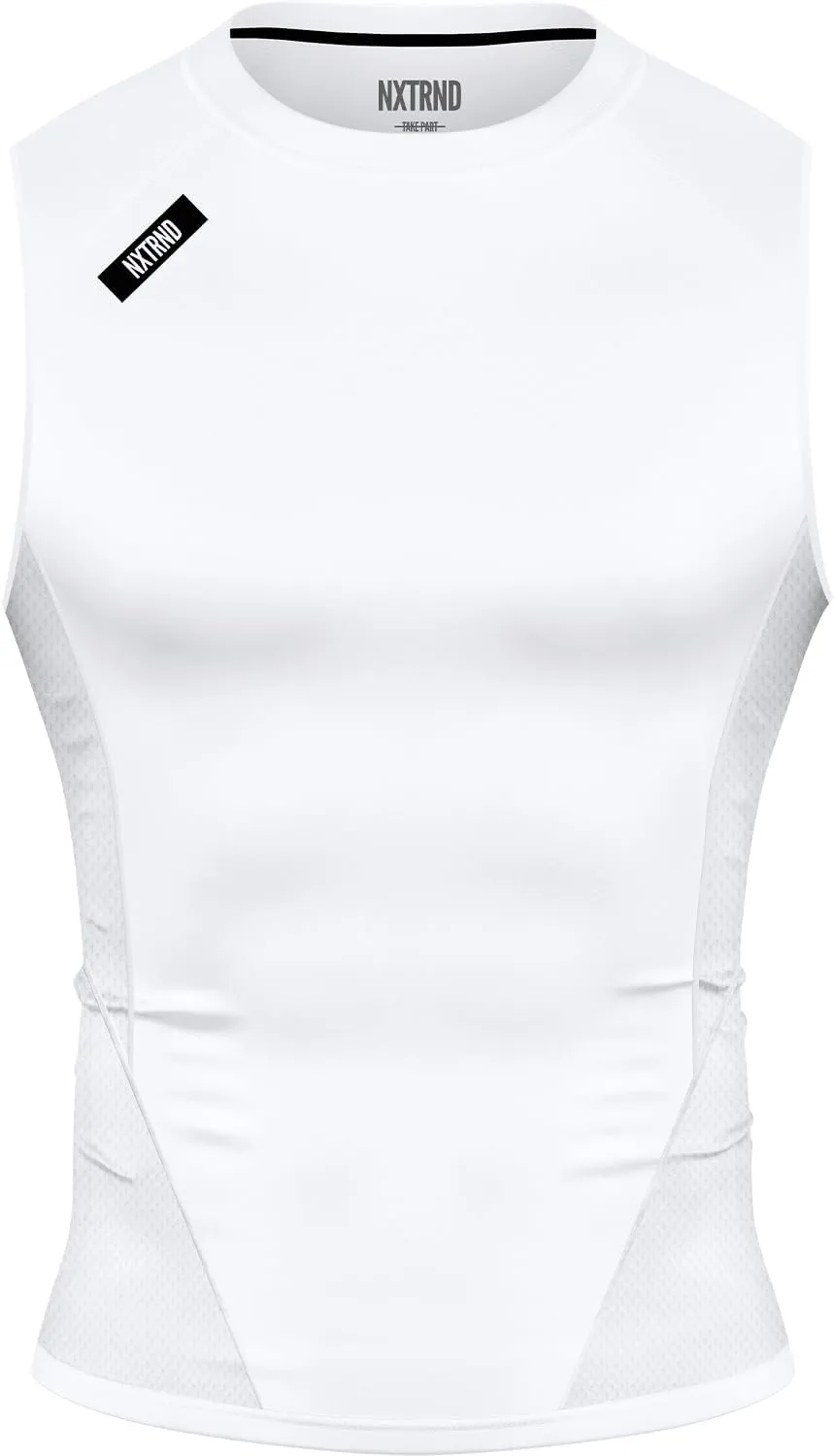 Nxtrnd Men's Compression Tank Top, Sleeveless Compression Shirt