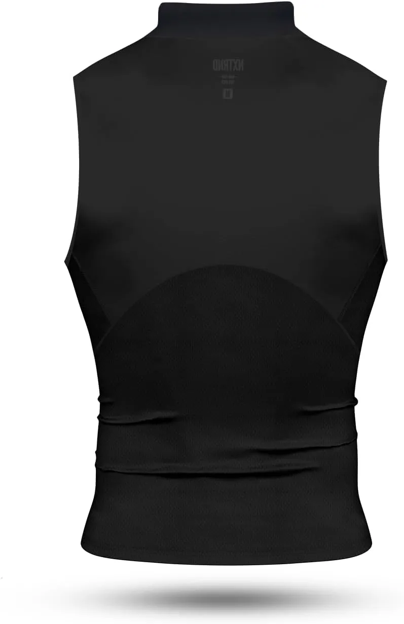 Nxtrnd Men's Turtleneck Compression Tank Top, Sleeveless Mock Neck