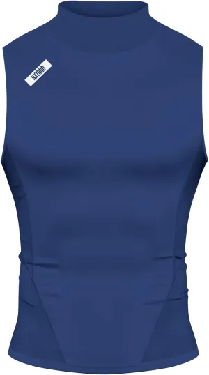 Nxtrnd Men's Turtleneck Compression Tank Top, Sleeveless Mock Neck