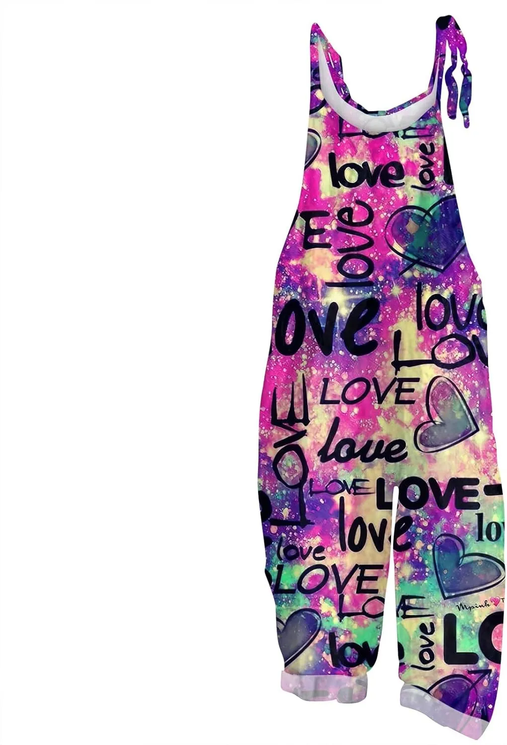 OIOLOYJM Summer Plus Size Floral Boho Bib Cotton Linen Overalls for Women 2025 Hippie Jumpsuits Print Spaghetti Strap Rompers