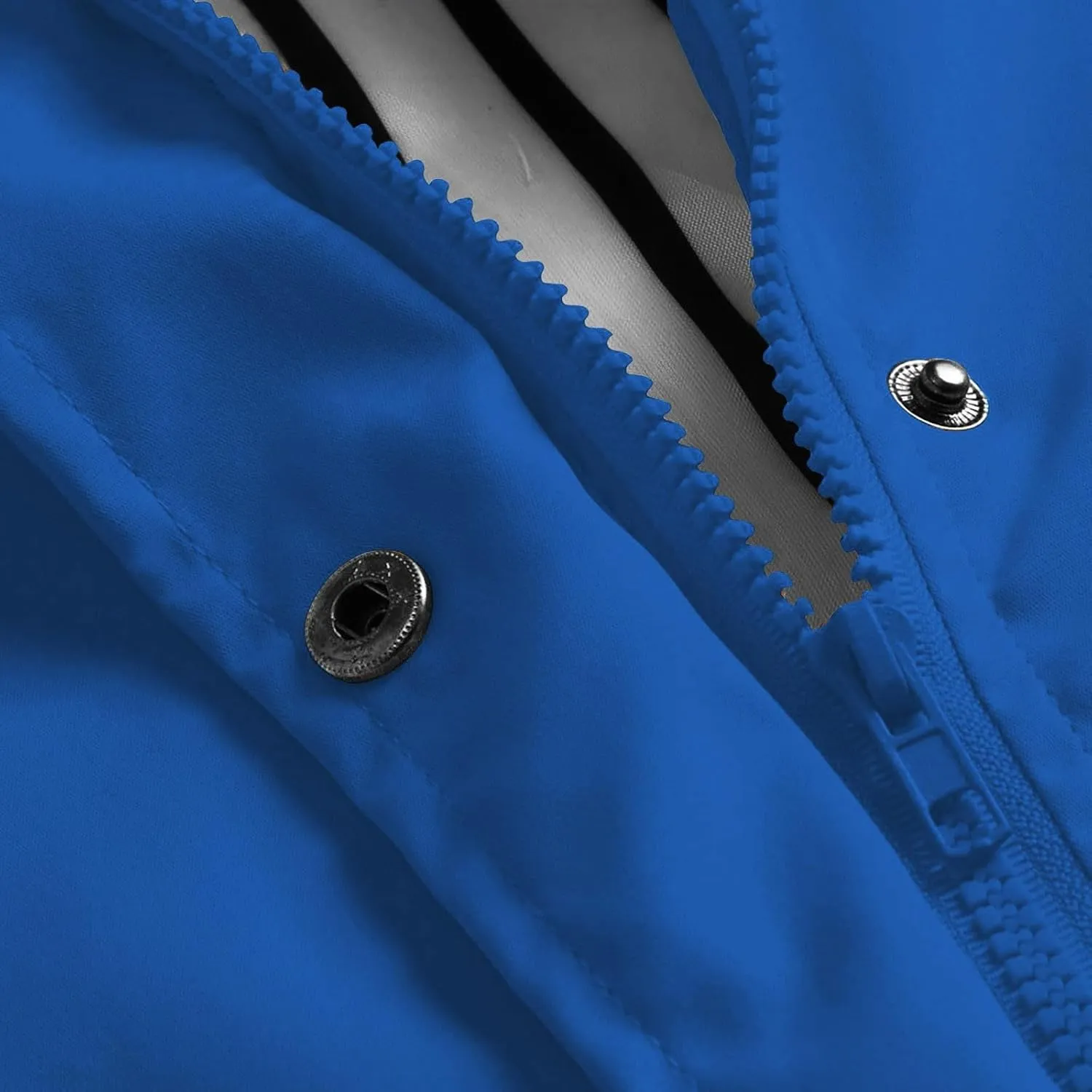 Rain Jacket Women,Lightweight Long Sleeve Raincoat Outdoor Hooded Waterproof Jacket Windbreaker Zip Up Trench